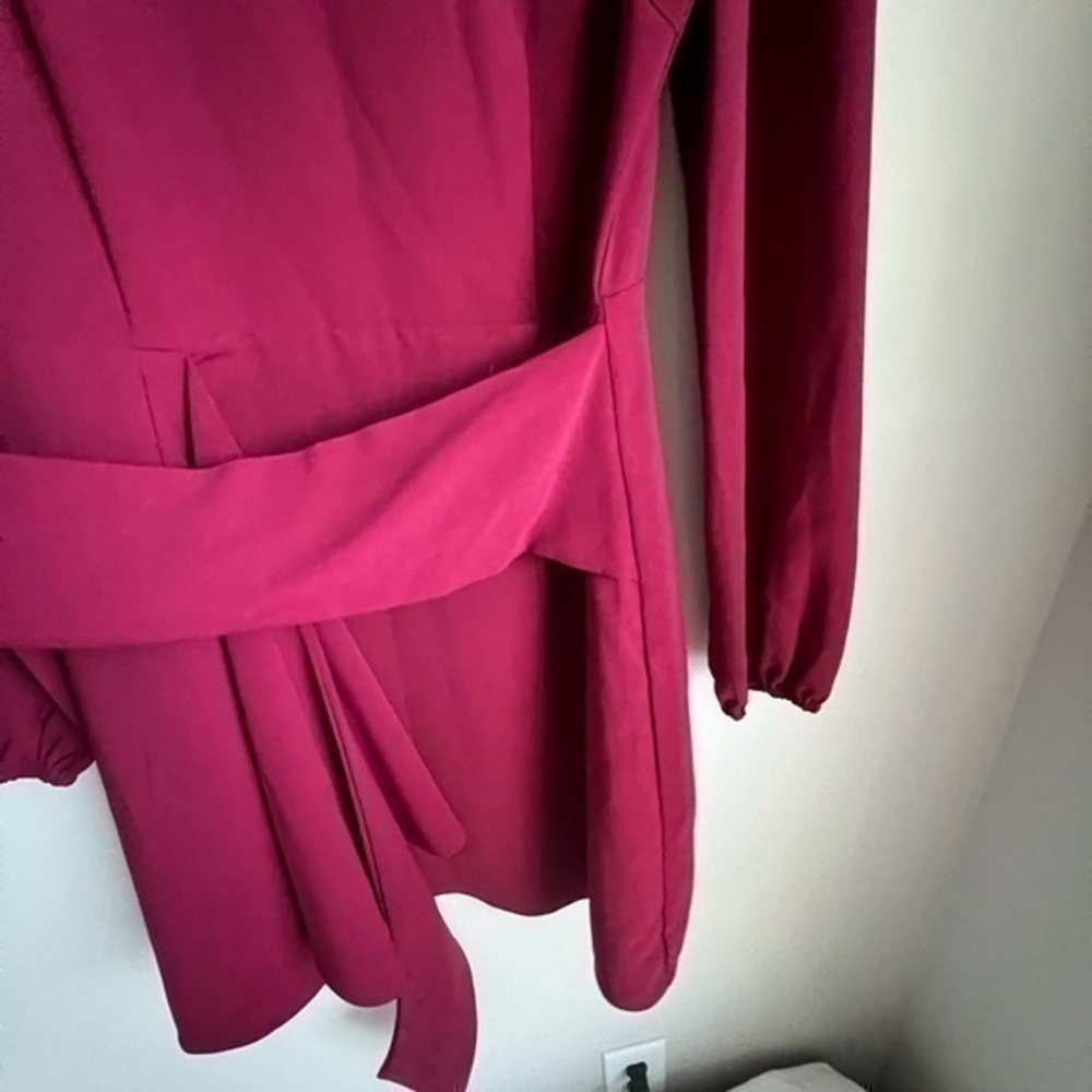 Lulus‎ Believe it or Not Wrap Dress - Picture 9 of 11